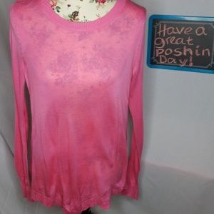 t/o Sz Large Hot Pink & Split Back in Mesh